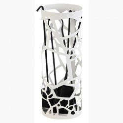 Orgánica blanco Mat con accesorios negro criado, Dixneuf diseño