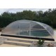 Pool-Schutz aus Aluminium und Polycarbonat 394 x 854 x 140
