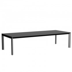 Telaio tavolo In alluminio Vondom 250x100xH74 nero