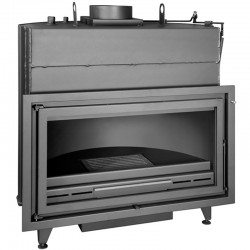 Insert Fireplace boiler Wood boiler Escalor 37kW