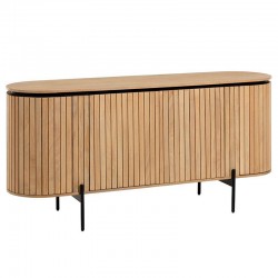 Oval sideboard 170x80 natural wood KosyForm