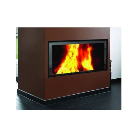 13kW Termofoc Vision Double-Sided Wood Fireplace Insert