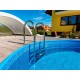 PPiscine Ovale Azuro Ibiza 350x700 H150 avec Filtre à Sable