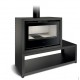 Wood Insert Ferlux Galaxy 80 with Panoramic Furniture 15 kW