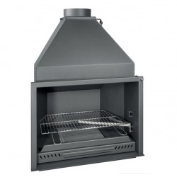 Ferlux built-in barbecue S80 steel with hood