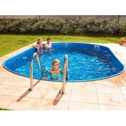 Oval Pool Ibiza Azuro 11x5 H150 with Sand Filter