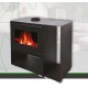 Intercambiador de calor de estufa de leña NovaStove Denso 10kW con soporte de registro