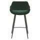 Set mit 2 Stühlen Arbeitsplatte Eme Stoff Schnalle grün Tanne Base Metal VeryForma