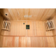 Zen stoomsauna 3 plaatsen Compleet pakket 4,5kW Black Wall Frankrijk Sauna