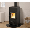 Heat recovery wood stove La Nordica Concita 2.0 Steel 13kW Anthracite