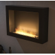 Infire Murall 800 Bioethanol Fireplace with Glass 2 kW White