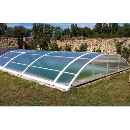 Low Pool Enclosure Lanzarote Removable Shelter 6.66x4.7m
