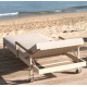 Loungue Sun Lounger Hamptons Ecru Aluminium Chair Vondom