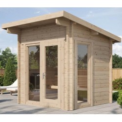 Cube Panorama Sauna al aire libre de 2 a 6 personas VerySpas