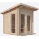 Cube Panorama Sauna al aire libre de 2 a 6 personas VerySpas