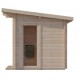 Cube Panorama Outdoor Sauna 2 to 6 People VerySpas